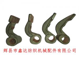 K25織布機(jī)筘夾軸中間翼托腳帶鍵槽